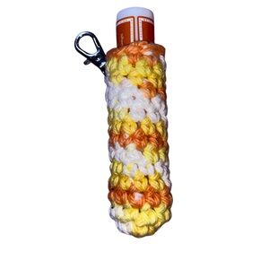 ⭐️5/$10⭐️ Handmade Crocheted Lip Balm Keychain